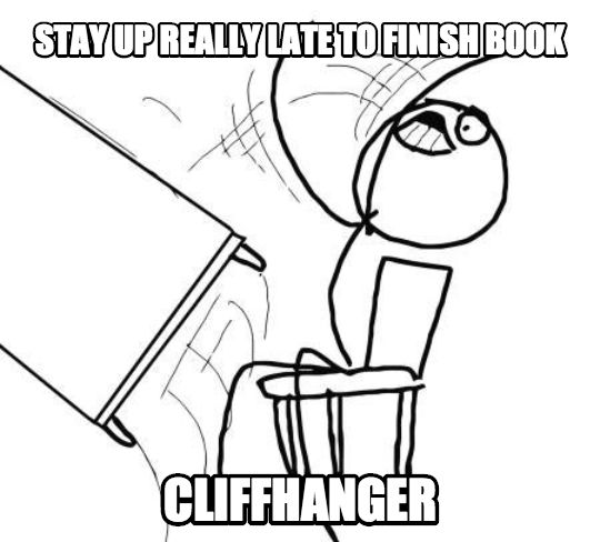 Cliffhanger meme